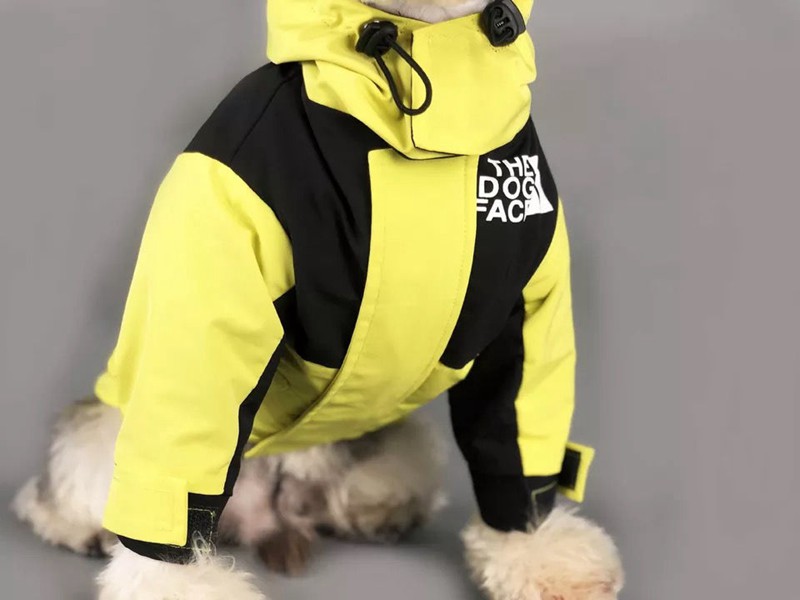 ブランドザノースフェイス風 ペット犬服 ダウンコート 中型 大型犬用 パーカー ジャケット