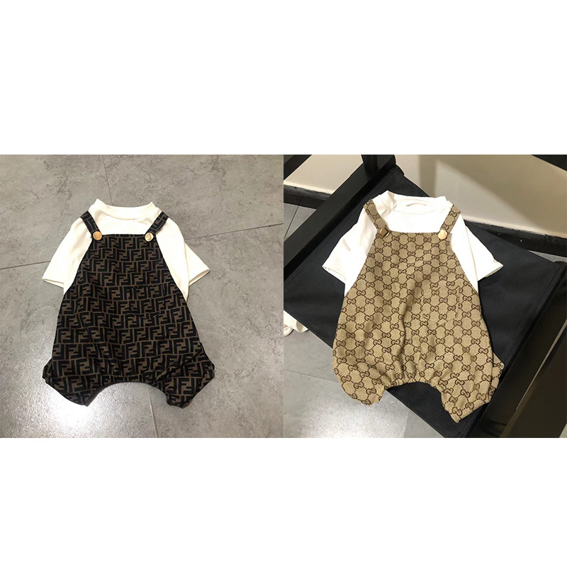 フェンディブランドペット用品犬服かわいい経典柄