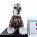 フェンディ ドッグウェア ブランド Fendi 犬猫用セーターモンスター  FF柄 おでかけコート ふわふわ 冬 暖かい ペット洋服 犬服 ネコウェア かわいい おしゃれ コピー 