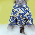 Burberry 犬服 ペット散歩用セーター 犬 洋服 ブランドバーバリー ペット用品 小型犬 テディ シュナウザー ふわふわ 冬 おでかけ 暖かい犬用セーター猫服 ドッグウェア 半袖