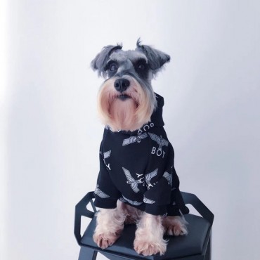  ボーイロンドン ペット犬の服 春秋冬 パーカー 防寒 Boy London ロゴペット用品 ドッグウェア 愛犬愛猫服   tシャツ 犬用コート 秋冬服 人気 白 黒 可愛い