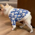 DIOR 冬暖かい 犬用セーター プードル 猫服 犬猫用品 小型犬/中型犬向け ブランド おでかけ 散歩用 クリスチャン ディオール ドッグウェア ふわふわ ペット服 フレンチ ブルドッグ 犬服 コピー 