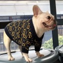 GG 犬服 ペット散歩用 冬暖かい おでかけ 犬用セーター 猫服 ドッグウェア 半袖 gg ブランド ペット用品 小型犬 テディ シュナウザー ふわふわ コピー 