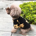 熊かわいい犬猫用 もふもふ ベスト ペットウェア 秋冬 暖かい 防寒 　韓国モコモコ  可愛い 熊ブランド　ジャンパー  洋服 ドッグウェア小中型犬服　ご主人用　洋服　お揃い