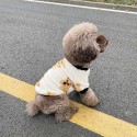 熊かわいい犬猫用 もふもふ ベスト ペットウェア 秋冬 暖かい 防寒 　韓国モコモコ  可愛い 熊ブランド　ジャンパー  洋服 ドッグウェア小中型犬服　ご主人用　洋服　お揃い