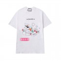 GG＆デズニー限定 Tシャツ 半袖 夏 綿 丸首 コットン100％ レディース おしゃれ 黒 白 ゆったり ふわふわ 薄手ファッション メンズ ドナルドダック柄 かわいい衣装 トップスカプル カップル対応 柔らかい 快適 S-4XL