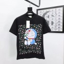 GG＆ドラえもん コラボ服 大人 2021新発売 Tシャツ 半袖 夏 綿 丸首 コットン 薄い  かわいい ドラえもん プリント レディース  涼しい おしゃれ 黒 白 ゆったり ファッション メンズ  衣装 かっこいい トップス