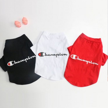 Champion ペット服 Tシャツ パーカー おしゃれ ペット洋服 チャンピオン プルオーバー 犬用服 春夏洋服 ストリート系 プルパーカー ブランド 小型犬 中型犬 通販