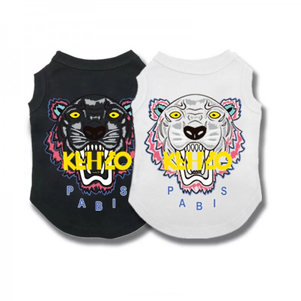 KENZO ペット服 パーカー 帽子付き 綿製 ベスト 犬猫服 通気性抜群 セーター ケンゾー ペット犬服 パロディ かわいい パーカー春秋冬服 かっこいい ファッション感 おしゃれ 可愛い 最安価格 人気 