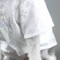 ルイヴィトン 犬服 ペット用品 シンプル ハンサム LV 小型犬 ブリティッシュショートヘア ドッグウェア 両足 猫服 ペット散歩用　ブランド おでかけ ペット服　皮膚病犬 犬用ラペルポロシャツコピー猫服