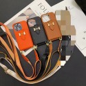 Hermes エルメスブランドiphone 14 plus 15 pro maxケースiphone 15/14 pro/15 pro max xs/8/7 plusカバー ストラップ付 カード入れ韓国風セレブ愛用 iphone 15 アイフォン 15 14 13pro maxケース ジャケットスマホケース コピーセレブ愛用全機種対応ハイブランドケース パロディ