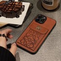 Loewe ロエベ ブランドiphone14/15pro/15pro maxケース インスタ風 galaxy s24/s23 plus/s24 ultraケース ジャケット型 レザー レディース カード入れ 収納可能 バッグ型 パロディ アイフォン14/13/12/11ケース 保護 モノグラムギャラクシーS23/S23プラス/S23ウルトラ/S22/s21/s20カバー 高品質 激安 メンズ レディース