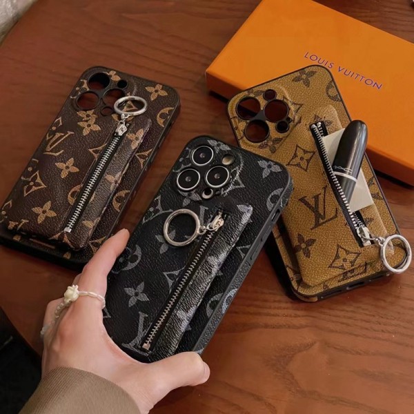 LV ルイヴィトン Gucci グッチ ブランド iphone 14/14 pro/14 pro maxケース インスタ風 カード入れ 小物収納 レザー ジャケット型 アイフォン14/13/12/11カバー コピー レディース メンズ