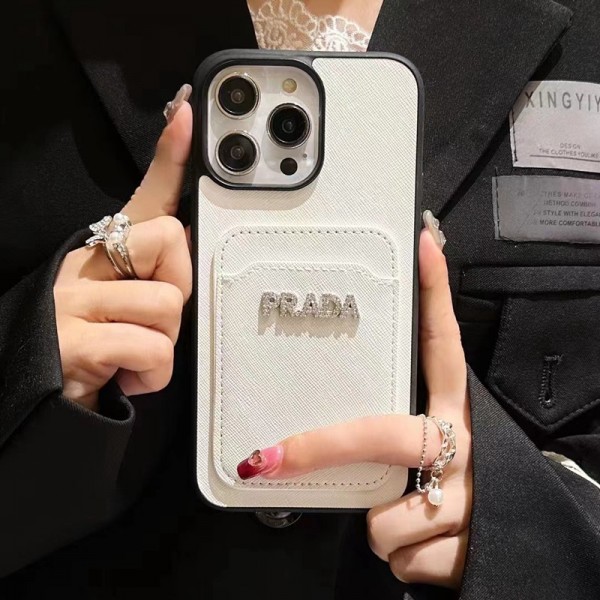 Prada プラダおしゃれiphone 15 2023 14 13 12 xr xs 8/7 plusケース 手帳型バッグ型iphone 15/14 pro/15 pro max xs/8/7 plusカバー ストラップ付 カード入れiphone 14 15 plusケースカバースタンド付きiphone14/13 pro max スマホケース コピー