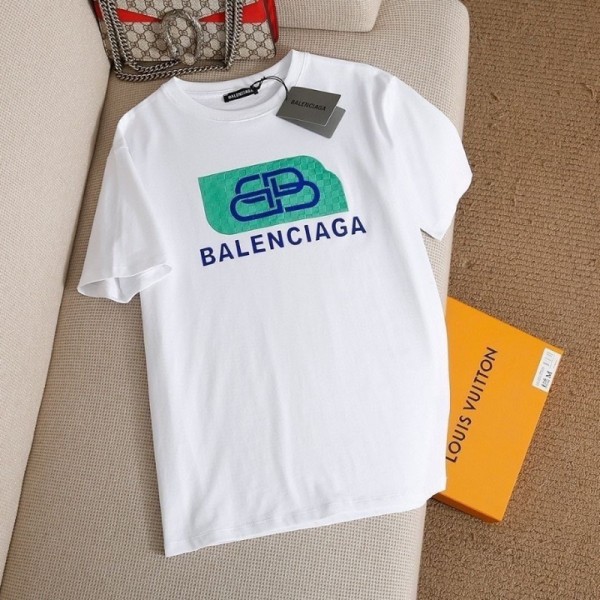 Balenciaga バレンシアガ ペアルック tシャツ 偽物 レディースメンズ ブランド子供tシャツ オーバーサイズ 90¬160CM S¬3XL ブランド男女兼用tシャツ 上着 カジュアル