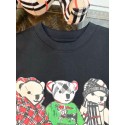 ブランドBurberry バーバリーブランドキッズ服 tシャツオーバーサイズ ブランドペア揃いtシャツ 上着 カジュアル ハイブランド半袖tシャツ 90¬160cm S¬3XL 男女兼用tシャツ 