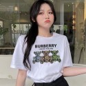 バーバリーキッズtシャツ ハイブランドBurberry半袖tシャツ ペアルック S~3XL 上着 カジュアル 90~160cm 綿100%で型崩れしにくくよれにくい大人のバーバリー上質Tシャツtシャツ ユニセック ブランド
