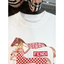 Fendi フェンディブランド子供tシャツ 上着 カジュアル 90¬160cm ハイブランドメンズ 半袖tシャツ 男女兼用 20代 30代40代 レディースtシャツ S¬3XL  激安 パロディ 親子服tシャツ 激安 ユニセック ブランド
