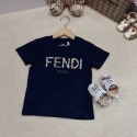 ブランドFendi フェンディ夏tシャツ かわいい ブランド子供服 コピー 激安屋Tシャツカットソーペアカップル20代 30代40代tシャツ 激安パロディ 
