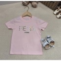 ブランドFendi フェンディ夏tシャツ かわいい ブランド子供服 コピー 激安屋Tシャツカットソーペアカップル20代 30代40代tシャツ 激安パロディ 