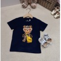 ブランドフェンディ黒白tシャツ夏ブランドFendiペア揃いtシャツ上着カジュアル 綿100% 型崩れしにくくよれにくい ブランド半袖tシャツ20代 30代40代tシャツ 激安パロディ