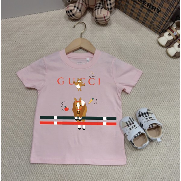 ブランドGGキッズ服 Ｔシャツコピー Gg 激安Tシャツカットソーペアカップル 綿100%で型崩れしにくくよれにくいブランド親子tシャツカットソー コピー大人の上質Tシャツ S¬3XL