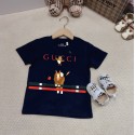 ブランドGGキッズ服 Ｔシャツコピー Gg 激安Tシャツカットソーペアカップル 綿100%で型崩れしにくくよれにくいブランド親子tシャツカットソー コピー大人の上質Tシャツ S¬3XL