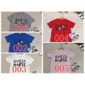 ブランドGG 親子tシャツカットソー コピー gg 半袖tシャツメンズ オーバーサイズ 綿100%で型崩れしにくくよれにくい ブランド子供tシャツ上着カジュアルブランド 服 コピー 激安屋