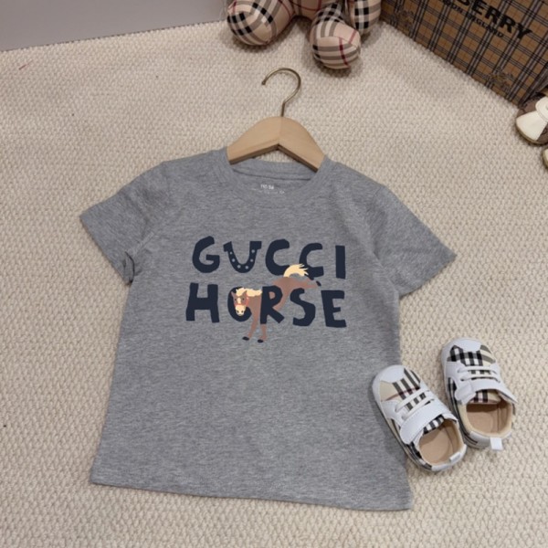 ブランドGG 親子tシャツカットソー コピー gg 半袖tシャツメンズ オーバーサイズ 綿100%で型崩れしにくくよれにくい ブランド子供tシャツ上着カジュアルブランド 服 コピー 激安屋