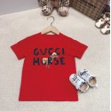 ブランドGG 親子tシャツカットソー コピー gg 半袖tシャツメンズ オーバーサイズ 綿100%で型崩れしにくくよれにくい ブランド子供tシャツ上着カジュアルブランド 服 コピー 激安屋