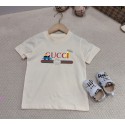 GGブランド子供tシャツカットソー コピーgg 男女兼用tシャツハイブランド夏キッズ服 コピー 激安tシャツ ユニセックカットソー 