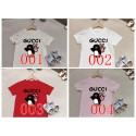 ハイブランドGG tシャツペア揃い夏tシャツ上着トップス 半袖Tシャツ カジュアル キッズtシャツ 激安パロディ 大人の上質Tシャツ 90¬160CM S- 3XL