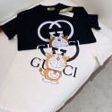 ハイブランドGg親子tシャツ 夏 ペアルック tシャツ オーバーサイズ 20代 30代40代 tシャツ 激安パロディ 大人の上質Tシャツ 子供トップス 上着 カットソー