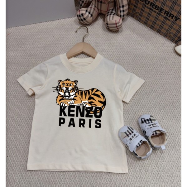 ケンゾー 韓国 tシャツ ブランドKenzo子供服 コピー 激安 綿100%で型崩れしにくくよれにくい Kenzoペア揃いtシャツ ハイブランド夏ケンゾーtシャツ高品質