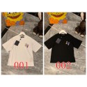 Lv ルイヴィトンハイブランド子供tシャツ 偽物 レディースメンズ ブランドペア揃いtシャツ 上着 カジュアル 韓国 tシャツ20代 30代40代tシャツ 激安パロディ