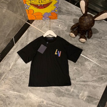 Lv ルイヴィトンハイブランド子供tシャ...