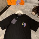 Lv ルイヴィトンハイブランド子供tシャツ 偽物 レディースメンズ ブランドペア揃いtシャツ 上着 カジュアル 韓国 tシャツ20代 30代40代tシャツ 激安パロディ