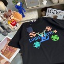 ハイブランドLv ルイヴィトン 半袖tシャツ夏 ペアルックtシャツ ブランドかわいいブランド親子服 コピー 激安屋 大人の上質Tシャツ 
