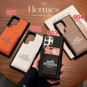 Hermes エルメスブランドiphone 15 plus 14 pro maxケースiphone 15/14 proカバー ストラップ付 カード入れsamsung s24 s23 ultraケースカバースタンド付き韓国風セレブ愛用 ギャラクシー s24 ultra アイフォン 15 14 pro maxケース ジャケットスマホケース コピー