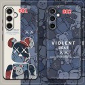 Kaws カウズ ブランドiphone 15 plus 14 pro maxケースおしゃれgalaxy s23 s22 s24 plus ultra サムソンnote20ケース 手帳型バッグ型iphone 15/14 proカバー ストラップ付 カード入れgalaxy s23 ultra plus s24スマホケース コピー