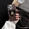 LV ルイヴィトン ブランド iphone 14/14 pro/14 pro maxケース インスタ風 カード入れ レザー ストラップ付 アイフォン14/13/12/11カバー スタンド付き コピー レディース メンズ