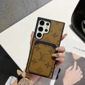 Lv ルイヴィトン Gucci グッチ iphone 15/14 proカバー ストラップ付 カード入れ韓国風セレブ愛用 ギャラクシー s24 ultra アイフォン 15 14 pro maxケース ジャケットスマホケース コピーセレブ愛用全機種対応ハイブランドケース パロディgalaxy s23 ultra plus s24スマホケース コピー