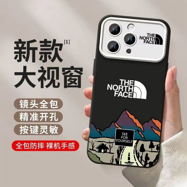 ザ・ノース・フェイス THE NORTH FACEハイブランド アイフォン15 14+ 13 pro maxケース レディースメンズ激安iphone 15/14 pro/15 pro max xs/8/7 plusカバー ストラップ付 カード入れセレブ愛用全機種対応ハイブランドケース パロディiphone14/13 pro max スマホケース コピー