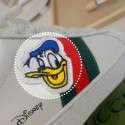 GG&ディズニー コラボ ブランド ドナルドダック スニーカー 牛レザー ラバー gg靴 偽物 スーパー コピー 激安 パロディ カジュアル メンズ レディース