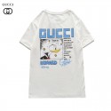 GG&ディズニー コラボ Tシャツ 半袖 ドナルドダック柄 トップス コットン製 かわいい ggブランド おしゃれ 半袖 丸首 カップル愛用 お洒落 黒白二色 メンズ レディース 