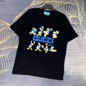 GG&ディズニー  連名限定服 大人 かわいい ドナルドダック柄 GG柄 ヒット 夏対策Tシャツ レディース 人気 メンズ ショートお洒落 100％綿製 薄い 涼しい上着 快適 柔らかい ふわふわ S-5XL 