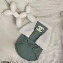 CHANEL ペット服 薄手Tシャツ 柔らかい スフィンクス コットン ペット用 ドッグウェア シャネル ブランド 白緑色 小型ペット カッコイイ 個性的 愛犬愛猫グッズ コピー