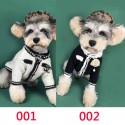 シャネル CHANEL 犬服 ワンちゃん用 ニットセーター ペット服 ドッグウェア バッジ柄 偽真珠 ジャケット 猫用コート ブランド チワワ ダックス トイプードル マルチーズ 春夏秋冬 傷なめ防止 抜け毛対策 テディ シュナウザー 中小型犬 S-2XL