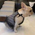 ディオールDior ブランド ペット服 犬スカートチョッキ ペットウェア かわいいベストレースワンピース洋服 薄手 通気性 猫服 犬ドレス 綺麗 柔らかい 猫犬対応 お出かけ