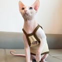 ドラえもん コラボ ゼノースフェイス ペット用品 猫犬服 ネコベスト 傷防止トップス 夏対策 薄い 柔らかい 100％綿 the north face 無毛猫服 かわいい 洋服 ペット服 おしゃれ子猫 服 スフィンクス適用 エアコン 散歩